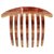 France Luxe Handmade French Twist Comb - Caramel Horn