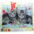 Jr. Pixs - Grey Kittens on a Quilt - 24 Piece Puzzle