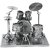 Fascinations Metal Earth Drum Set 3D Metal Model Kit