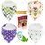 BabyDew Bandana Bibs, 4 Pack Cute Bib with Snaps - Best for Babies Drooling, Teething and Feeding . Organic Cotton, Bamb
