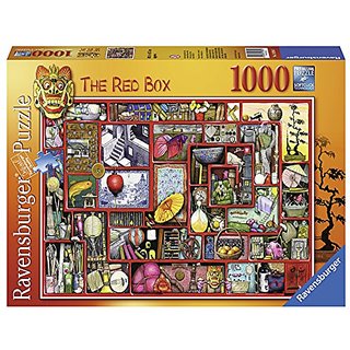 Buy 1000 Piece The Red Box By Colin Thompson Puzzle Online @ ₹4021 from ...