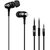 Brooklyn Headphone Company High Performance In-Ear Headphones with Built-In Microphone - Retail Packaging - Black