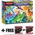 Dinosaur Dawn: 24-Piece Floor Puzzle + FREE Melissa & Doug Scratch Art Mini-Pad Bundle [44257]
