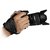 Kaavie - Heavy duty - Adjustable Leather Grip Hand Screw Strap for SLR Digital Camcorder Camera. Fits to cameras tripod