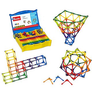 Buy Goobi 180 Piece Construction Set with Instruction Booklet STEM ...