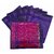 Indi Bargain Purple Non Woven Designer Saree Cover - Set Of 8 Sc614