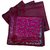 Indi Bargain Maroon Non Woven Designer Saree Cover Set Of 4 Sc620