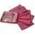 Kuber Industries Saree Cover 6 Pcs Combo In Maroon Satin Scqs092