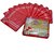 Kuber Industries Saree Cover Non Wooven Material 24 Pcs Set (Red) Scnwmr308