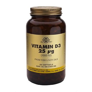 Solgar Vitamin D3 Cholecalciferol 1000 Iu Softgels, 250