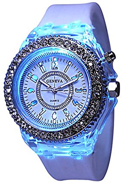 Geneva light up store watch