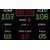 Wallmonkeys Vector Basketball Scoreboard Peel and Stick Wall Sticker, 30-Inch Width by 20-Inch Height