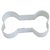 CybrTrayd R&M Dog Bone Durable Cookie Cutter, 3.5-Inch, White, Bulk Lot of 12