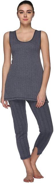 Buy Womens Winter Warm Inner Wear Thermal Long Top Bottom Set Melange  Online @ ₹666 from ShopClues