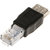 USB Female to Ethernet RJ45 Male Router Adapter Socket LAN Network Black