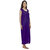 Arlopa Purple Satin Plain Night Gowns & Nighty