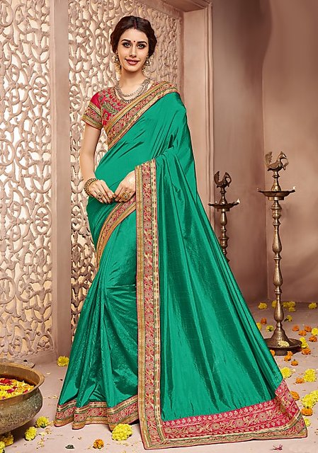 Shopclues sarees party outlet wear embroidery