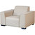 Scotty  Travis Aleksa Cream Leatherette (3+2+1+1) Seater King Size Sofa Set