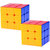 Tuelip Combo of Two Multicolor Sticker less Rubik's Cube For Kids