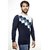 AMX Multicolor Striped Round Neck Long Sleeve Pullover For Men's