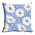 meSleep White Floral Cushion Cover (12x12)