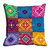 meSleep Multi Color Ethnic Cushion Cover (12x12)