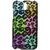HR Wireless HTC Desire 610 Rubberized Design Cover - Retail Packaging - Colorful Leopard
