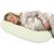 Leachco Snoogle Mini - Compact Side Sleeper Pregnancy Pillow - Ivory
