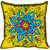 meSleep Blue Floral Digital Printed Cushion Cover 20x20