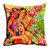 meSleep Multi Colour Ethnic Lady Cushion Cover (12X12)