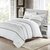 Chic Home Betsy 3-Piece Ruffled Duvet Cover Set, King, White