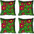 meSleep Floral Digital Printed Cushion Cover 18x18