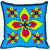 meSleep Multi Floral Digital Printed Cushion Cover 20x20