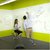 Coavas White Board Wall Sticker/Peel And Stick Dry Erase Message Board Sticker For Office With A Black Pen