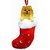 Pomeranian Christmas Stocking Ornament with 