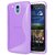 HTC Desire 526 Case, Cimo [Wave] Premium Slim TPU Flexible Soft Case for HTC Desire 526 (2015) - Purple