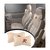 CAR SEAT NECK CUSHION PILLOW SET OF 2 BEIGE FOR FORD FIGO