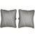 Able Classic Cross Cushion Seat Cushion Cushion Pillow I-Grey For DATSUN DATSUN-GO Set of 2 Pcs
