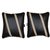 Able Classic Cross Cushion Seat Cushion Cushion Pillow Black and Beige For FORD FIESTA CLASSIC Set of 2 Pcs