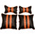 Able Sporty Kit Seat Cushion Neckrest Pillow Black and Tan For MAHINDRA BOLERO Set of 4 Pcs