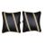 Able Sporty Cushion Seat Cushion Cushion Pillow Black and Beige For BMW BMQ-7 SERIES 750LI Set of 2 Pcs