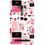 Snapdilla Pink Color Postal Theme Pattern Lovely Cute Message Awesome Designer Case For Asus Zenfone Go ZC500TG