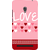 Snapdilla Baby Pink Background Cute Little Hearts Pattern Lovely Superb Cell Cover For Asus Zenfone 6 A600CG