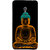 Snapdilla Good Looking Golden Gautam Buddha Meditation Painting Peaceful Pleasant Cell Cover For Asus Zenfone 6 A600CG