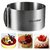 Cade Stainless Steel 6 to12 Inch Adjustable Cake Mousse Mould Cake Baking Cake Decor Mold Ring