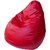 Earthwood Leather Bean Bag Red XXXL- With Beans