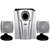Intex IT-2000 SBJ 2.1 Multimedia Speakers - Silver  Black