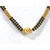 Nice Golden Black Beads Thushi Necklace