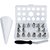 17 Piece Cake Decorating Tips Set By SweetyRose Professional Icing Tip Set With Reusable Coupler & Storage Case, Angled