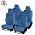 GS- Sweat Control Blue Towel Car Seat Covers for Chevrolet Spark Type 1